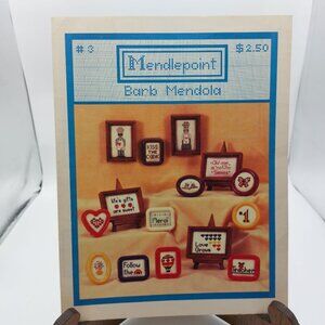 Mendlepoint Cross Stitch Pattern Booklet By Barb Mendola